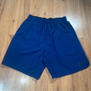 Nike Flex Woven Training Shorts Men’s Large Blue 8.5" Gym Activewear CV7643-492